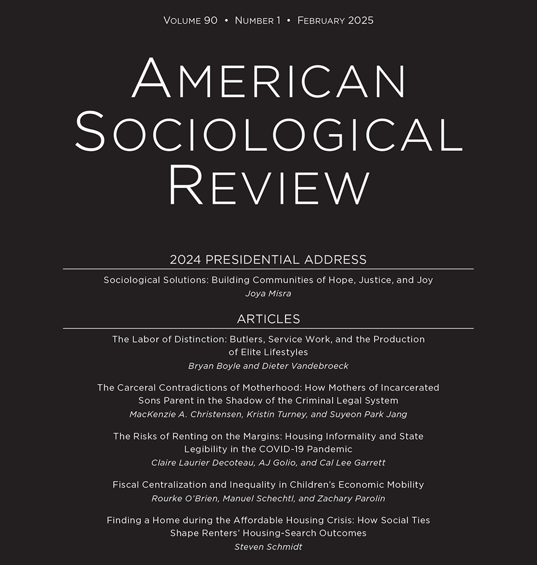 김란우 교수, 사회학 탑 저널 American Sociological Review 편집 위원 위촉