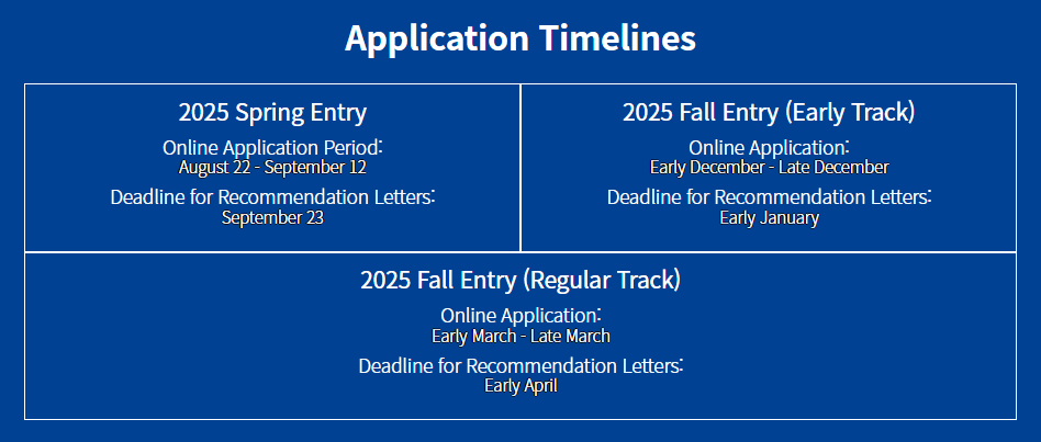 KAIST Int'l Graduate Application Guide for the 2024 Spring Admission (Aug.22 - Sep.12)